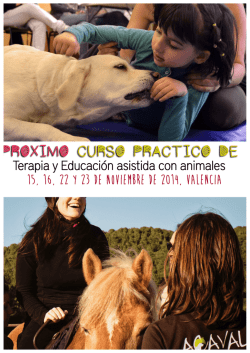 Curso pr&aacute;ctico de Terapia y Educaci&oacute;n asistida con - Socialnest