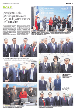 Presidenta de la Rep&uacute;blica inaugura Centro de - Papel Digital