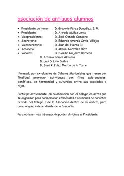 asociaci&oacute;n de antiguos alumnos