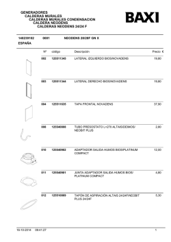 Generadores calderas murales calderas murales condensacion