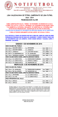 Descargar (PDF, 271KB) - Liga Vallecaucana de F&uacute;tbol