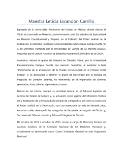 Maestra Leticia Escand&oacute;n Carrillo - Comisi&oacute;n Nacional de los