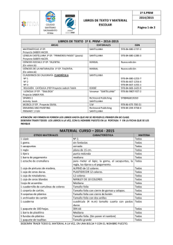 Libros de 1&ordm; Primaria - Sant&iacute;simo Sacramento FEYDA