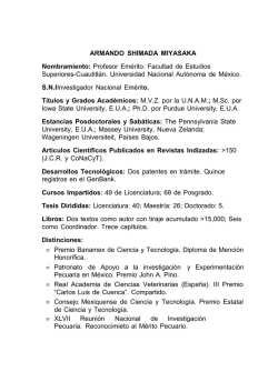 CV Dr. Armando Shimada Miyasaka 6 - Foro Consultivo