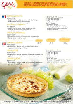 GELDELIS FICHES QTT INDIVIDUELLES