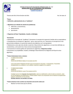 DESGLOSE DE ACTIVIDADES POR SEMANA - Google Sites