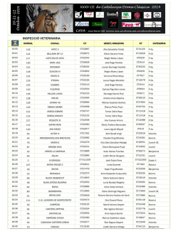 INSPECCI&Oacute; VETERINARIA - CAVA