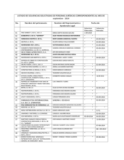 Solvencias Septiembre