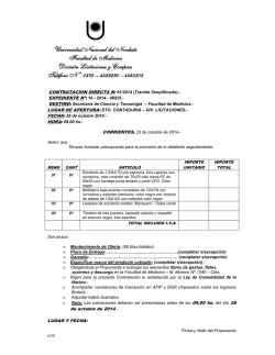 CD 91-2014-Expte N&deg; 10-2014-066925-Mobiliario-Cs y Tecnologia