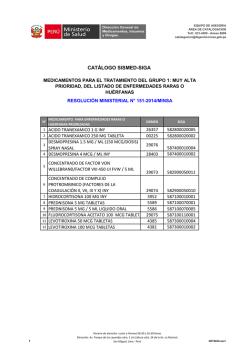 CAT&Aacute;LOGO SISMED-SIGA - Digemid