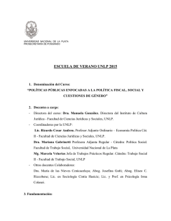 Pol&iacute;ticas p&uacute;blicas enfocadas a la pol&iacute;tica fiscal, social y cuestiones