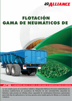 FLOTACI&Oacute;N GAMA DE NEUM&Aacute;TICOS DE - Alliance Tire