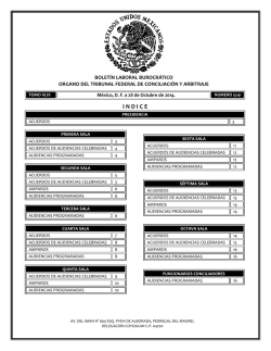 28 - Tribunal Federal de Conciliaci&oacute;n y Arbitraje