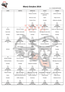 Octubre 2014 - comedor