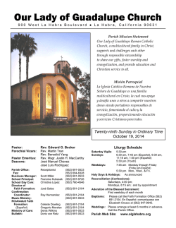 Our Lady of Guadalupe Church - Our Lady of Guadalupe Catholic