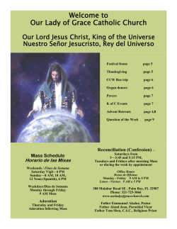 Our Lady of Grace Catholic Church - E-churchbulletins.com