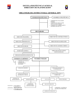 organigrama estructural general epn - Escuela Polit&eacute;cnica Nacional