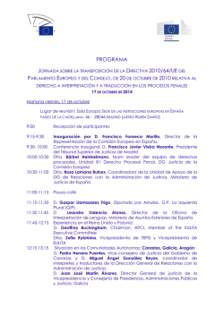 PROGRAMA - The Diplomat in Spain