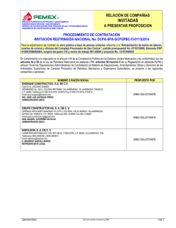 invitadas - Pemex