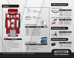 Cables y Mangueras Conectores 7 v&iacute;as Alarmas de - Freightliner