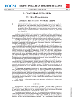 C) Otras Disposiciones - Sede Electr&oacute;nica del Boletin Oficial de la