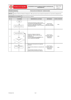 P-TI-06 Procedimiento Manejo de requerimientos - Final