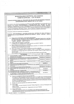 Page 1 MUNICIPALIDAD DISTRITAL DE COISHCO COMIT&Eacute;