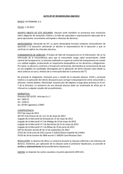 resumen - Plataforma de Afectados por la Hipoteca