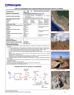 4.1.1 L.T. 500 kV Mantaro - Marcona - Socabaya - Montalvo