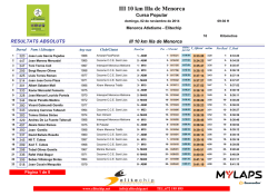 III 10 km Illa de Menorca