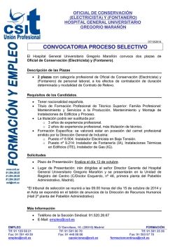 Hospital General Universitario Gregorio Mara&ntilde;&oacute;n - CSIT Uni&oacute;n