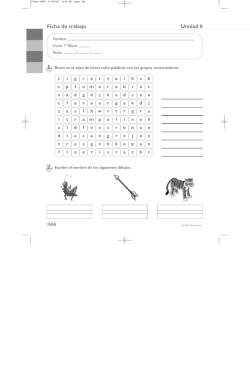 Ficha de trabajo Unidad 8 3 4 4 - Santillana Conectados