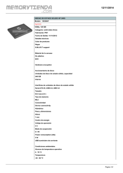 UNIDAD DE ESTADO SOLIDO HP 240G Modelo : 9930047 Agotado