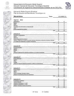 PLAN Mecatr&oacute;nica - Itace
