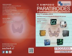 PROGRAMA - Sociedad Chilena de Endocrinolog&iacute;a y Diabetes