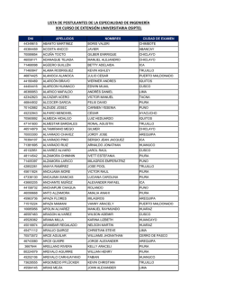 Ingenier&iacute;a - Osiptel