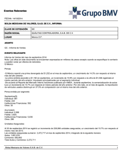 Eventos Relevantes - Bolsa Mexicana de Valores