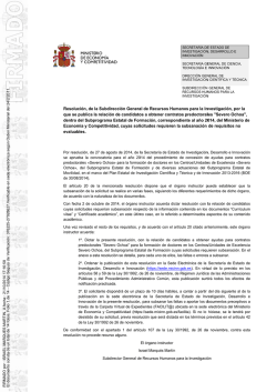 Reso que s dentr Econ evalu oluci&oacute;n, de l se publica la ro del Subp