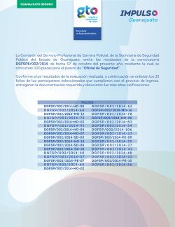 Resultados DGFSPE-002-2014 V2 - Seguridad Publica