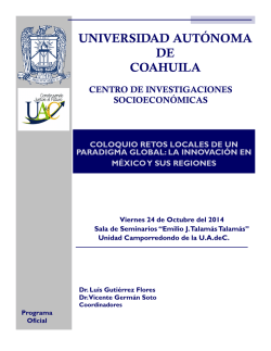 UNIVERSIDAD AUT&Oacute;NOMA DE COAHUILA