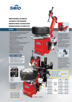 Sirio S7441 NEW.indd - Sirio equipment