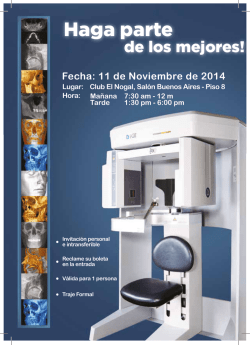 Segundo Evento de Radiolog&iacute;a Oral y Maxilofacial - RX Country