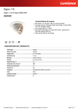 Hoja de datos - Havells Sylvania