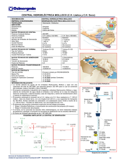 CENTRAL HIDROEL&Eacute;CTRICA MOLLOCO (C.H. Llatica y C.H. Soco)
