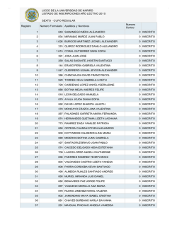 listado-inscritos - Universidad de Nari&ntilde;o