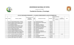 Nomina Completa de Funcionarios Permanentes y - Ley 5189