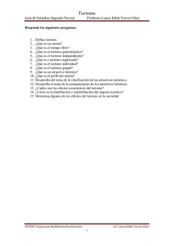 gu&iacute;a turismo 2do parcial 2014 - Blog CETESC Tequixquiac