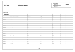 PA&Iacute;S SECCI&Oacute;N China Productos de la pesca - Europa
