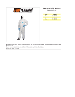 Buzo Desechable Steelgen