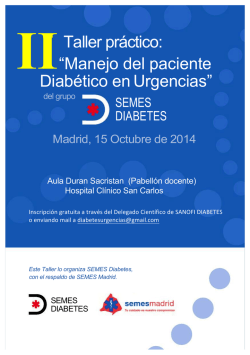 deldeldedeCas os Cl&iacute;nicos - SEMES Diabetes